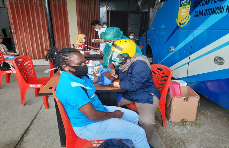 Ratusan Atlet NPC Papua Jalani Rapid Test 
